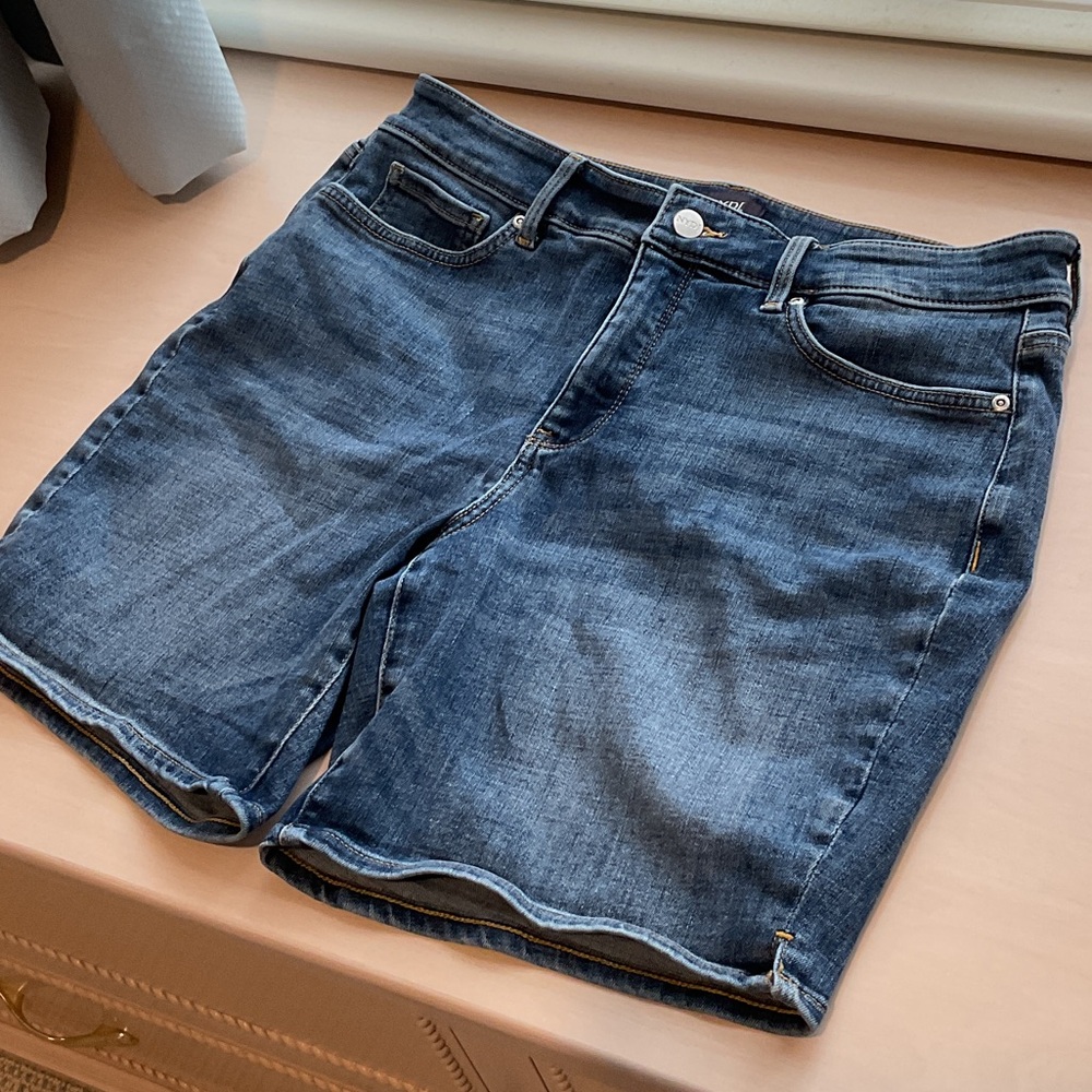 NYDJ Dark Blue Jean Shorts